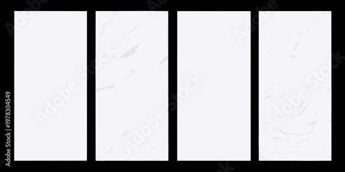 Obraz na plátně Four vertical rectangles with subtle texture and white coloration