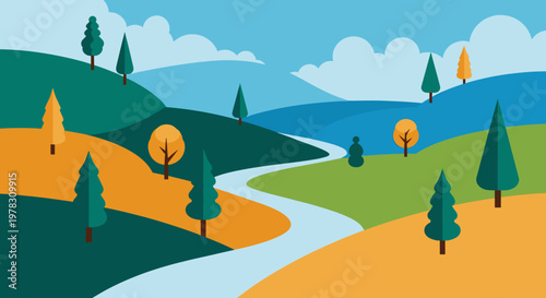 A modern, abstract illustration conveying thoughtful contemplation. Ideal for website design, branding, or any project needing a sophisticated, minima