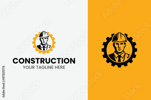 Construction Logo, Builder Logo, Construction Company, Contractor Logo, Real Estate, Architecture, Engineering, Industrial, Infrastructure, Building Logo, Property Development