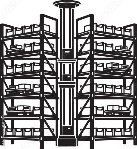 Industrial warehouse storage rack, shelving units, metal shelving, storage solutions