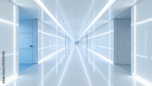 Modern Interior Design with Integrated Smart LED Lighting System