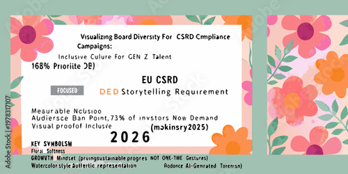 Presentation slide discussing csr compliance inclusivity and eu reporting standards