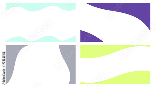  MODERN ABSTRACT BACKGROUND WITH SMOOTH WAVE SHAPE AND MINIMAL COLOR DESIGN FOR TEMPLATE, BANNER, COVER AND DIGITAL USE