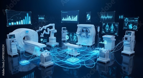 Futuristic Medical Technology: MRI, CT Scans, and Diagnostic Equipment
