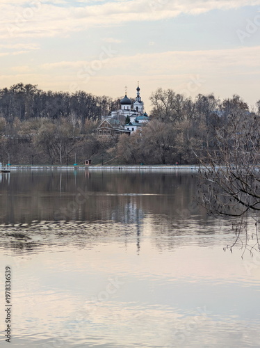 An old church in the Russian countryside