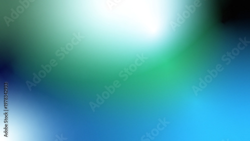 Quadro su tela Black dark blue cyan aqua emerald green teal white retro abstract background