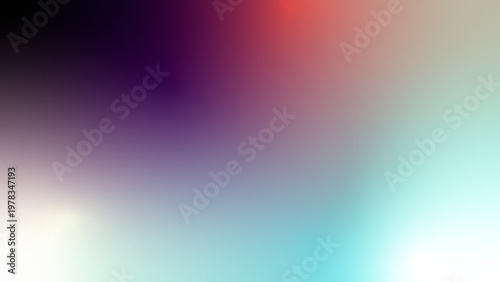 Принти на полотні Black dark purple red orange cyan aqua teal green white retro abstract background
