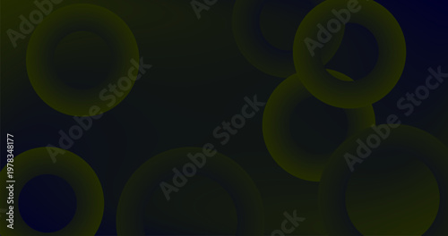 Background with Dark Green Blue blots transitions and bends Different shades and thickness