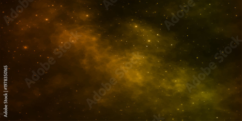 An abstract dark blue galaxy background featuring a bright starry nebula and deep outer space cosmos illustration