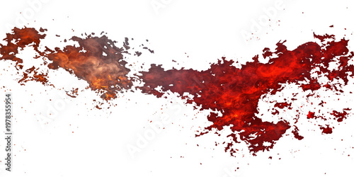 Red ink splat background featuring a grunge blood paint splash illustration with a red texture splatter design for a vector art decoration wallpaper