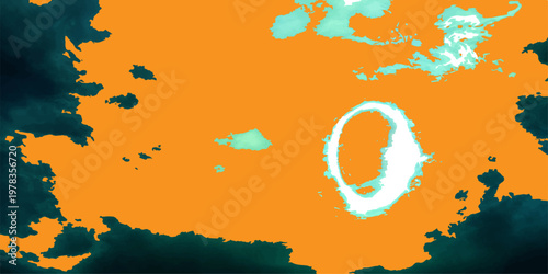 Colorful abstract grunge vector background featuring watercolor paint splashes and ink blots in a creative floral pattern texture