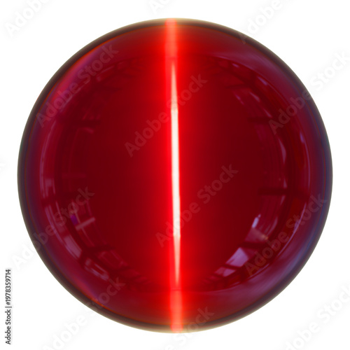 Crimson Neon Orb – Futuristic Glossy Sphere, Intense crimson sphere with a vertical neon glow; sleek, modern asset perfect for branding, posters, and UI designs.
