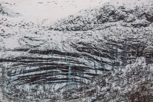 Lofoten islands in winter