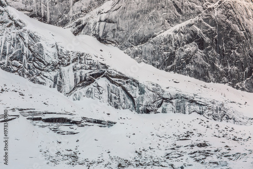 Lofoten islands in winter