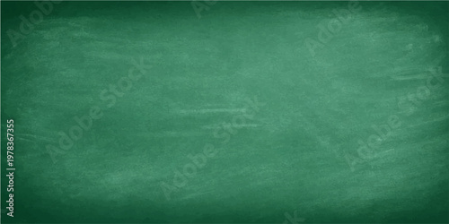 A Blank chalkboard with slight texture, inviting creativity.