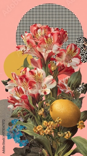 Spain pattern flowers elements.