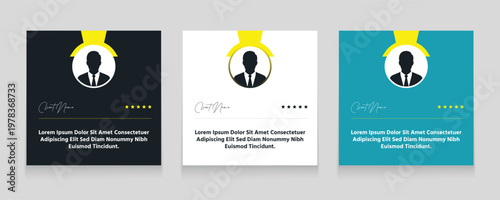 Quote frames blank templates set. Set of speech bubble quotes template. Textbox isolated on a color background. Testimonials text in brackets, citation empty quote bubbles.	