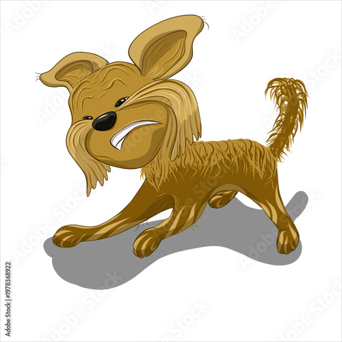 Small but scary beast! York will not give offence, he will always protect (or take something away :) ). I understand dog owners. Dogs are part of our life. They will cheer you up at the right time!