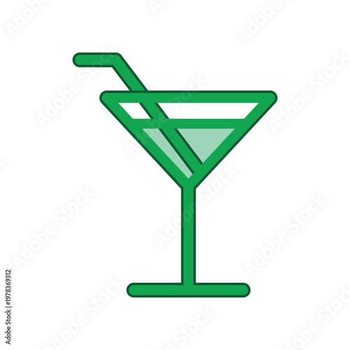 Wine glass icon design template