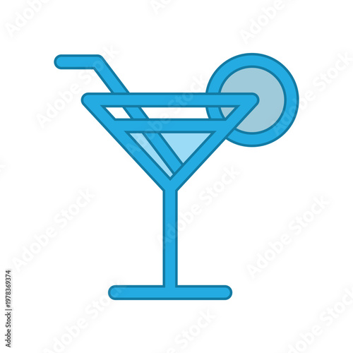 Wine glass icon design template