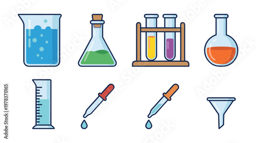 Different lab equipment and tools for conducting various scientific experiments in a laboratory setting