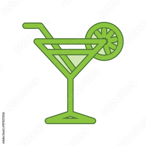 Wine glass icon design template