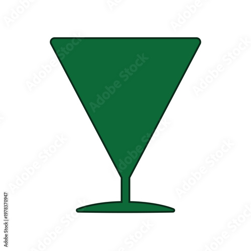 Wine glass icon design template