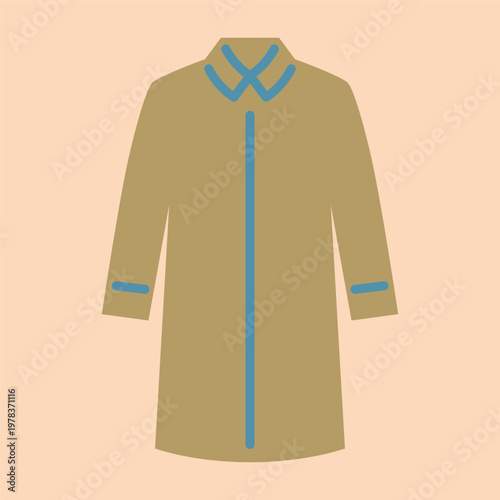 メンズコートのシンプルなアイコン