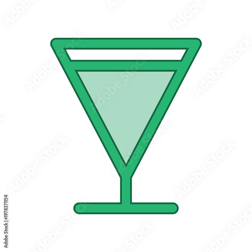 Wine glass icon design template