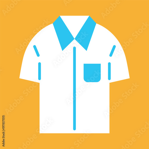 メンズシャツのシンプルなアイコン