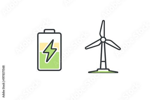 Wind energy and battery storage are key solutions for clean power generation and sustainability in modern energy systems