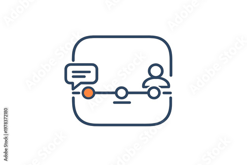 Engagement in online communication with interaction and feedback taking place in a digital space