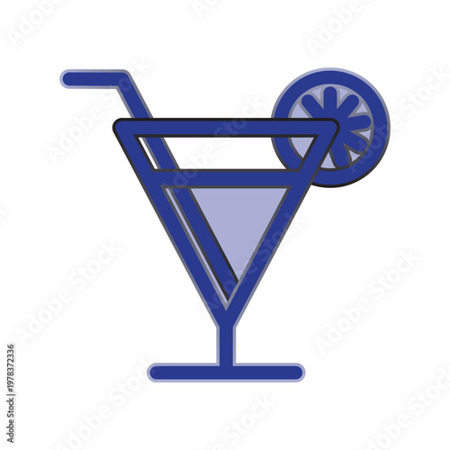 Wine glass icon design template