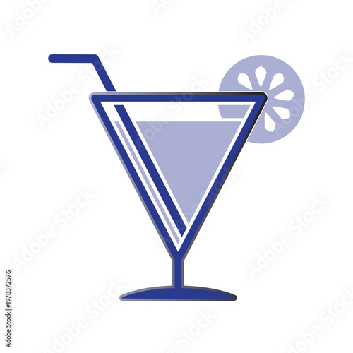 Wine glass icon design template