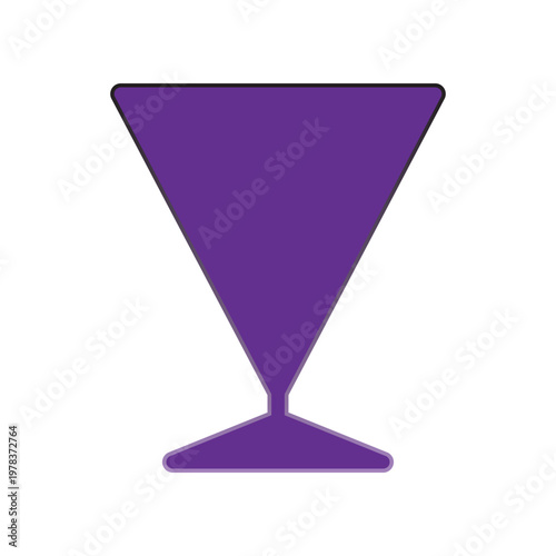 Wine glass icon design template