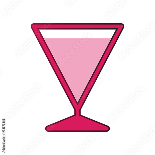 Wine glass icon design template