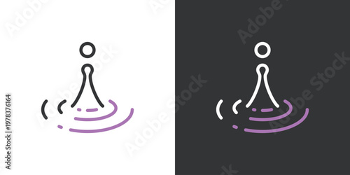 水面に水滴が落ちるアイコン