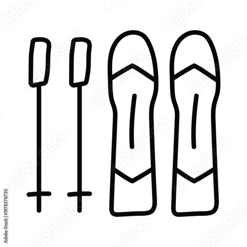 Touring doodle icon eps 10 file