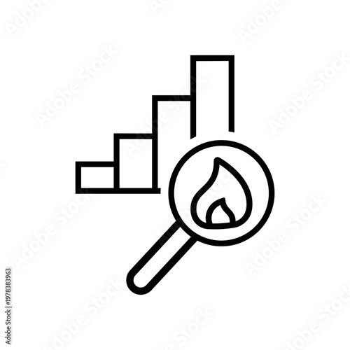 Natural gas icon vector. Propane Illustration sign. Gas supply symbol. Gas logo.
