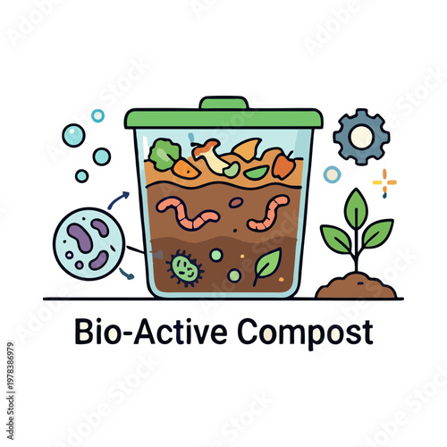Bio-Active Compost Harnessing the Power of Microbes and Organic Matter for Sustainable Soil Enrichment