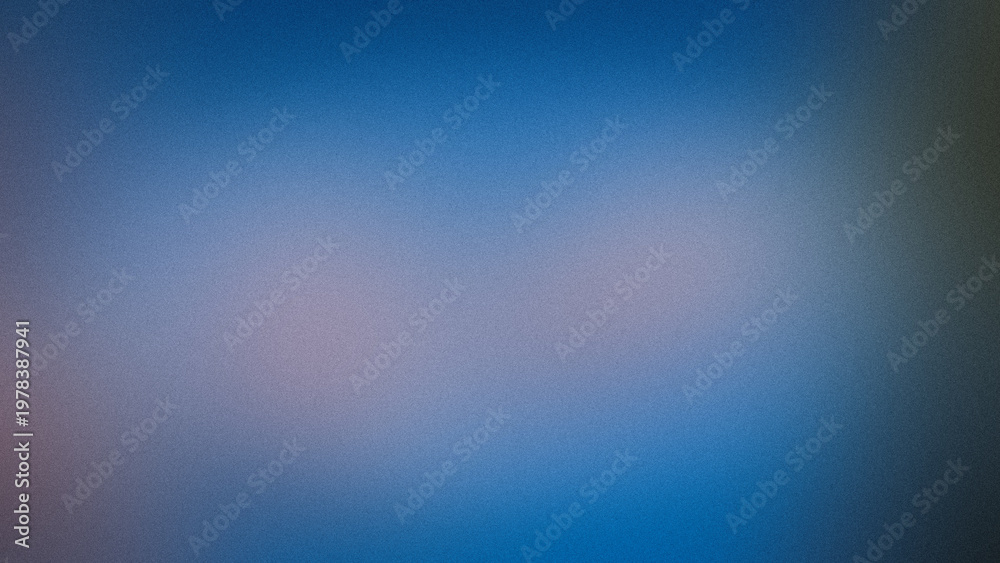 Obraz premium Abstract grainy blue gradient blur background