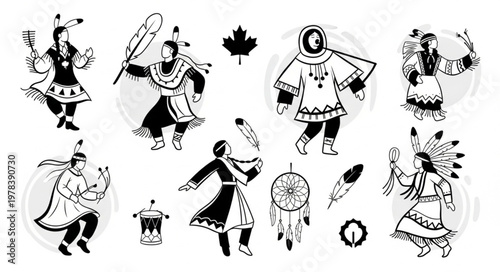 set of women in different poses