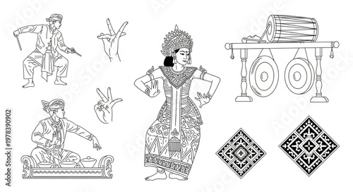 vector illustration of a woman