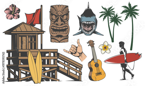 Beach surfing w/ lifeguard