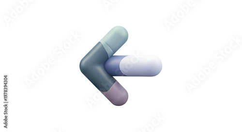 Abstract 3D Arrow Shape