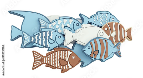 Colorful Fish Collection