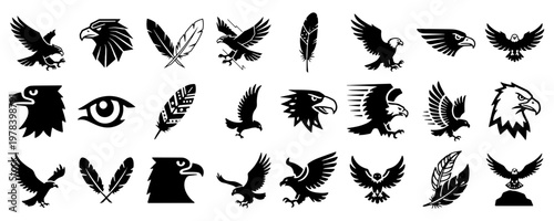 Vintage Skiing Mountain Badge Collection