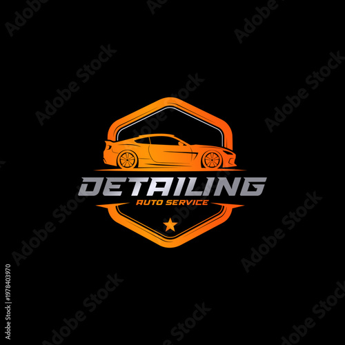 Car Detailing Service Logo Design.