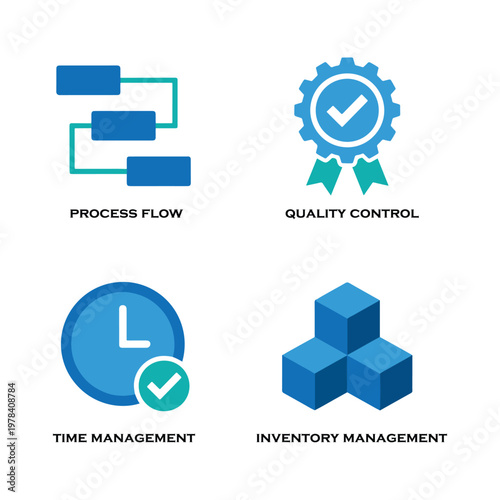 Flat of process flow control time and inventory management
