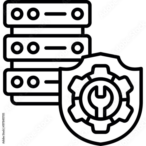 Hardware Support Icon Vector Element